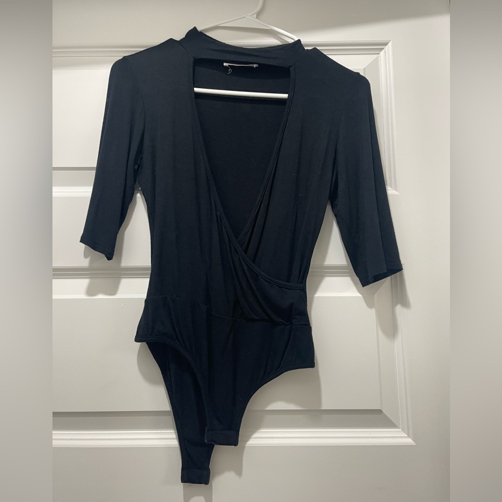 Stella Luce Elegant Black Women Bodysuit